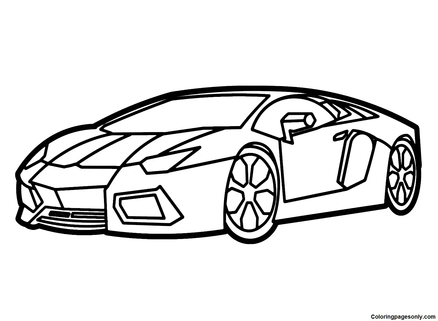 Lamborghini Coloring Pages 18