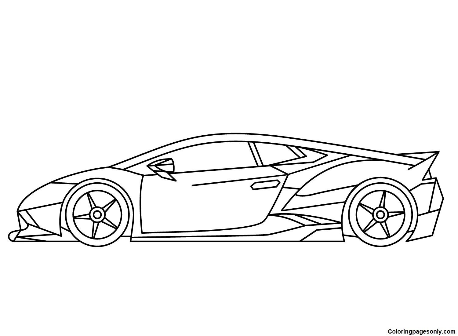 Lamborghini Coloring Pages 2