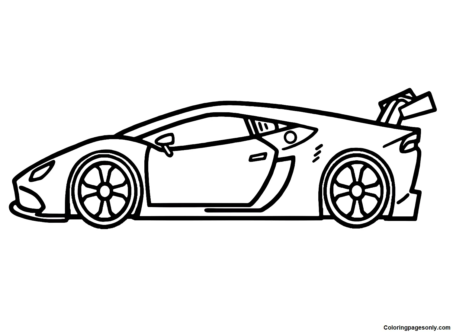 Lamborghini Coloring Pages 20