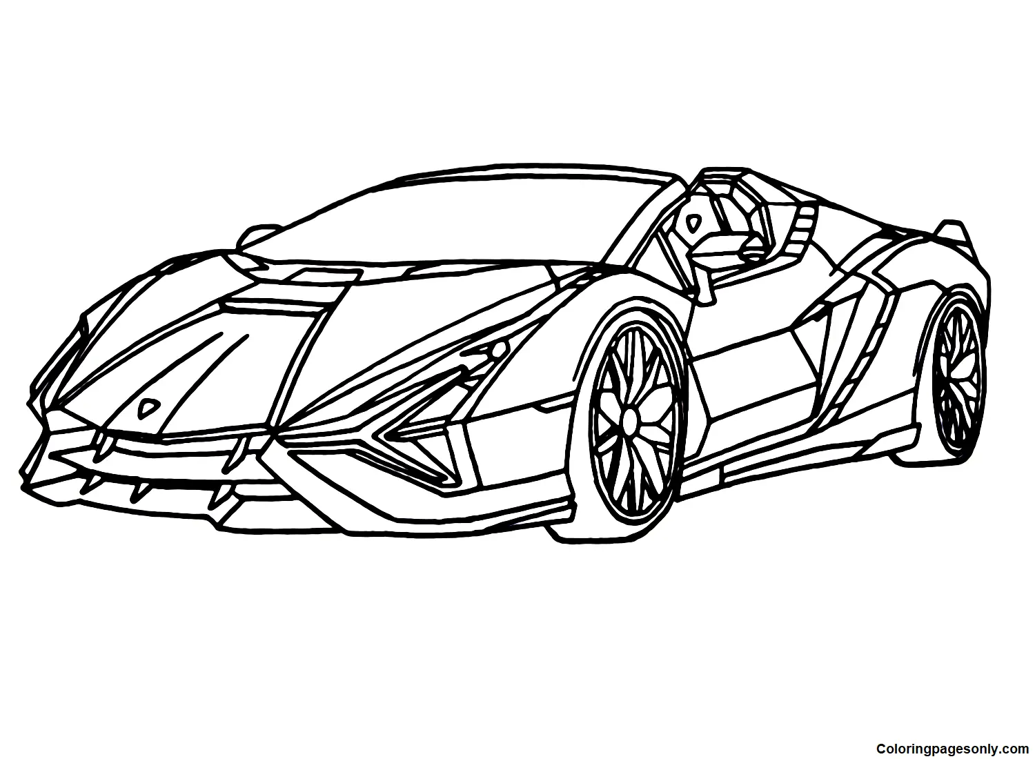 Lamborghini Coloring Pages 3