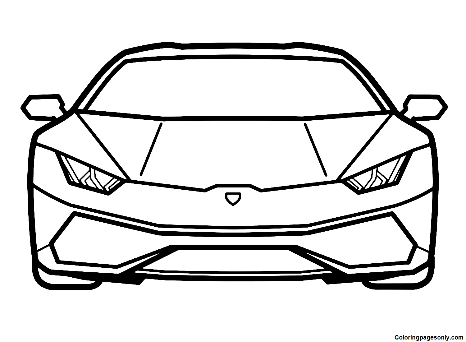 Lamborghini Coloring Pages 6