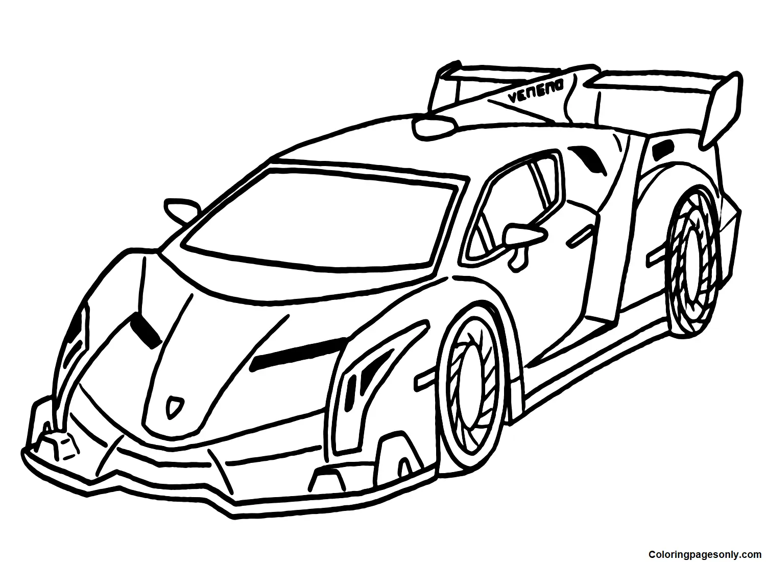 Lamborghini Coloring Pages 9