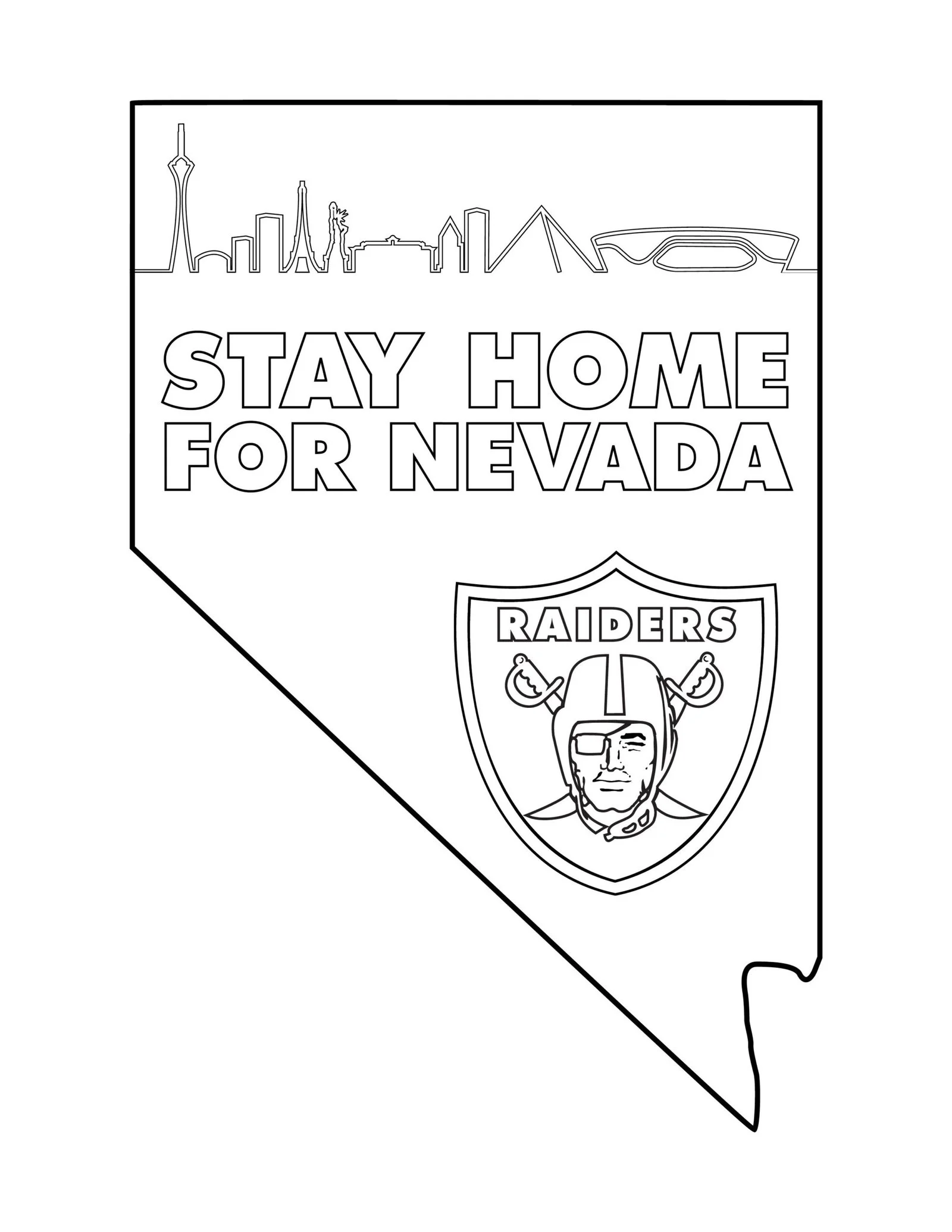 Las Vegas Para Colorear - Imágenes Para Dibujar Gratis