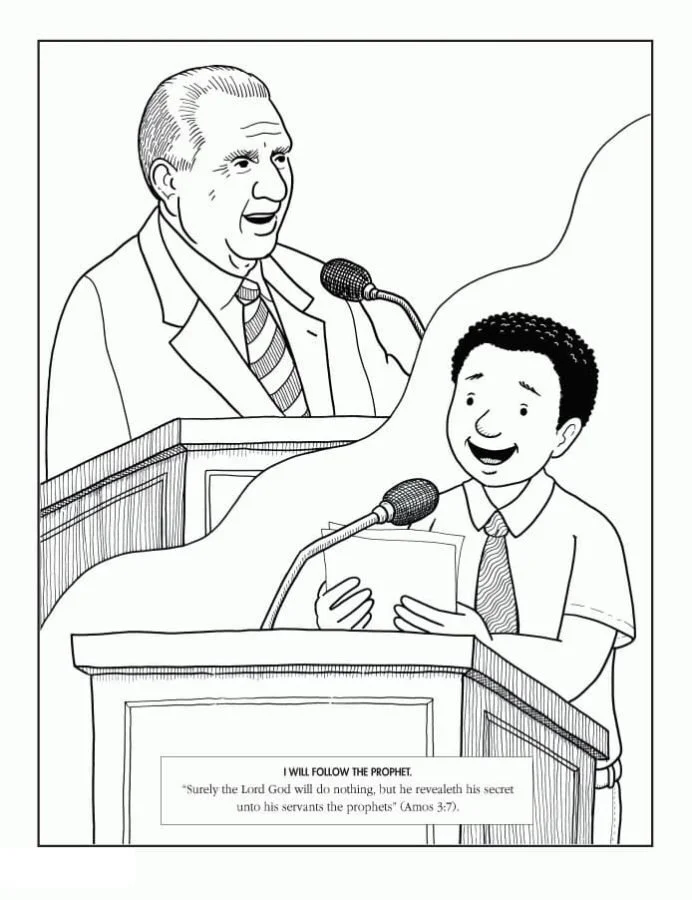 LDS Coloring Pages 43