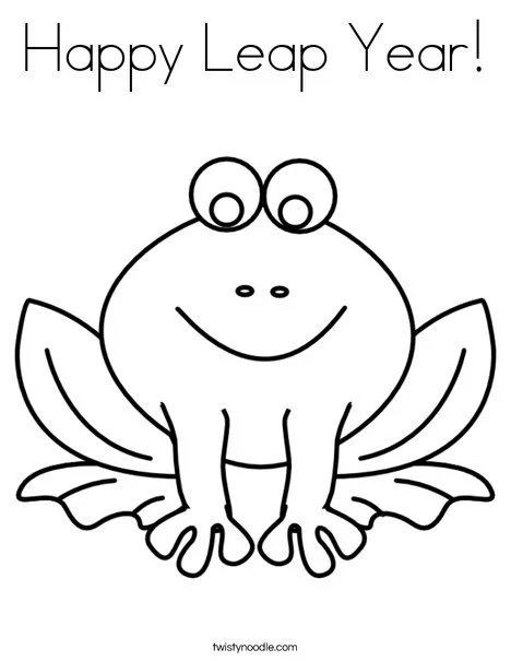 Leap Year Coloring Pages 7