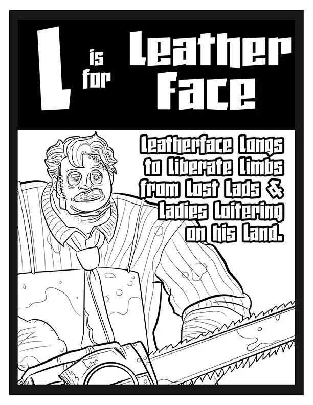 Leatherface Coloring Pages 10