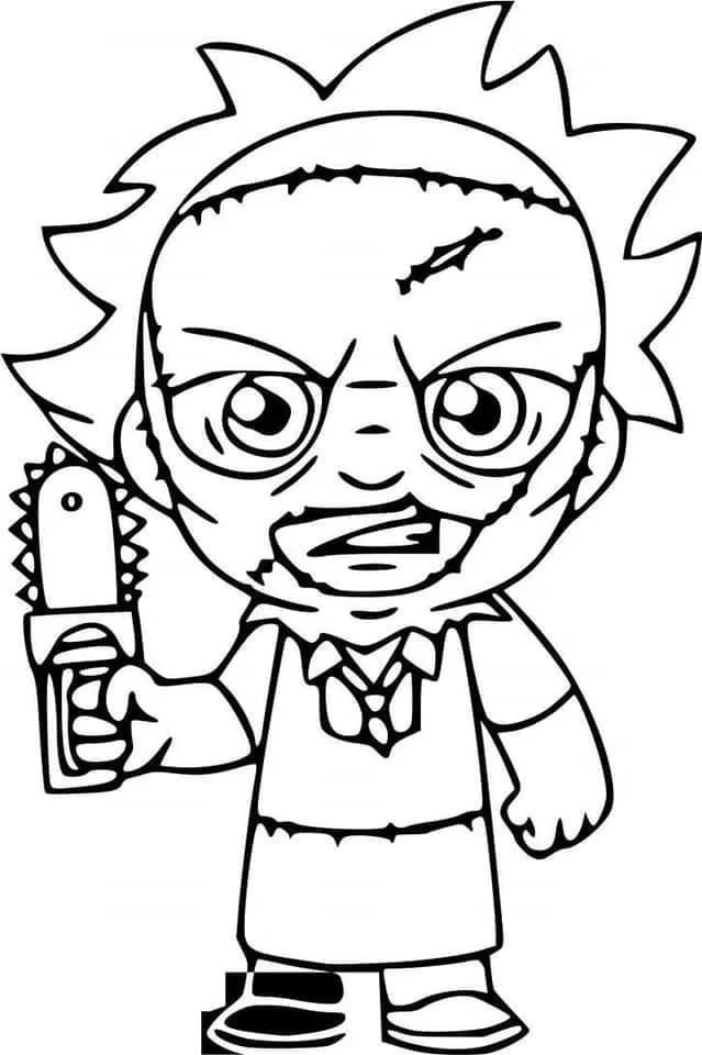 Leatherface Coloring Pages 12