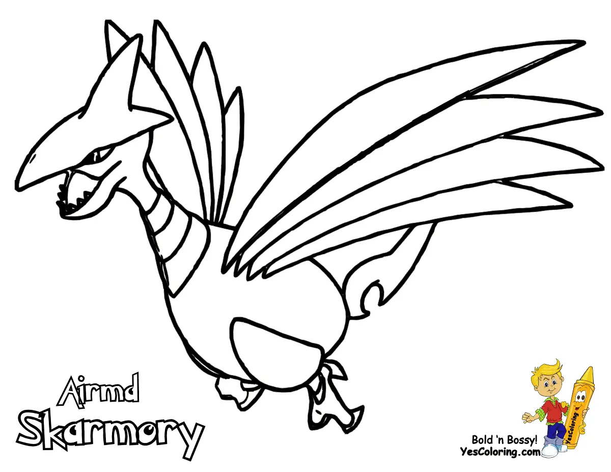 Legendary Pokemon Coloring Pages 14