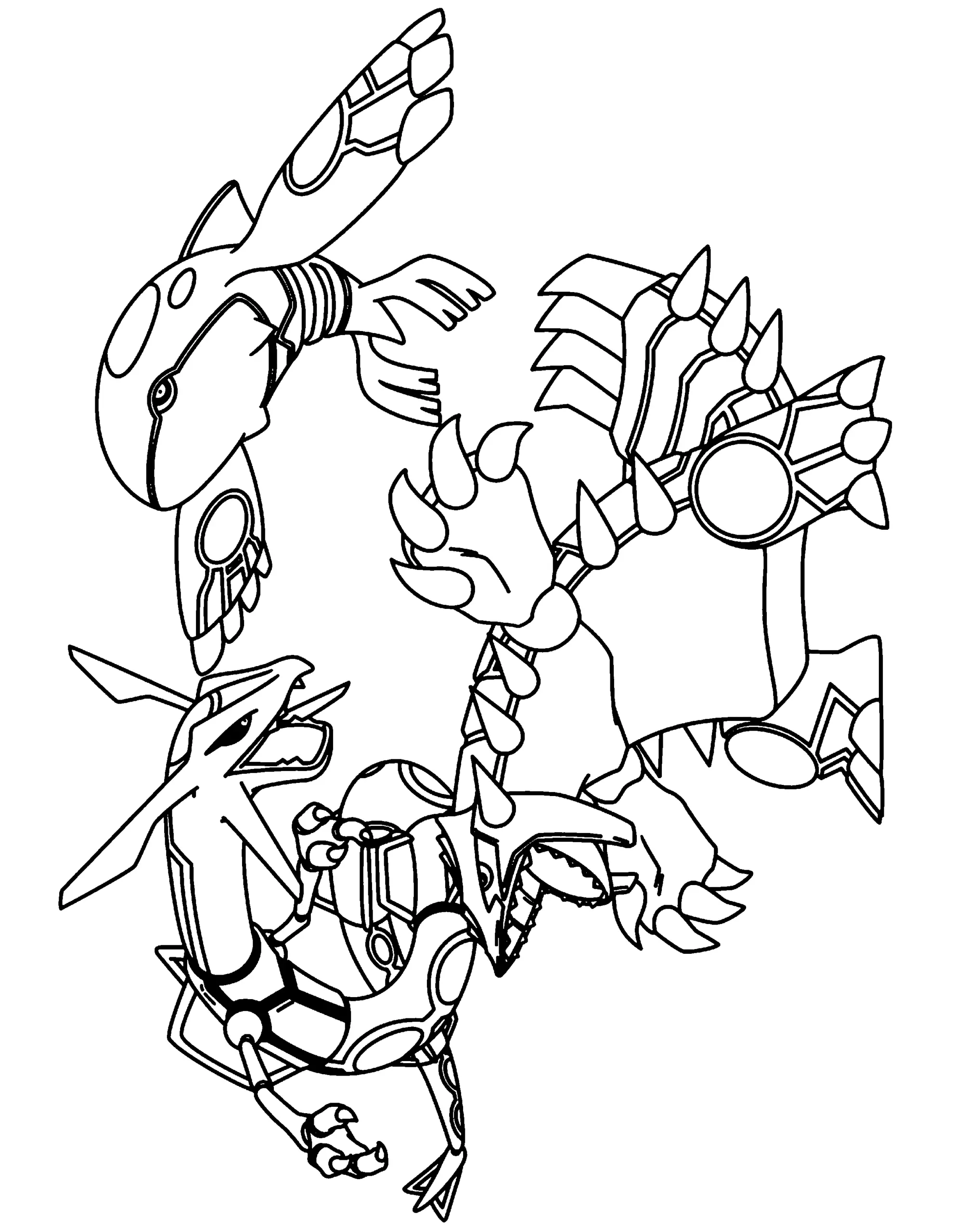 Legendary Pokemon Coloring Pages 6