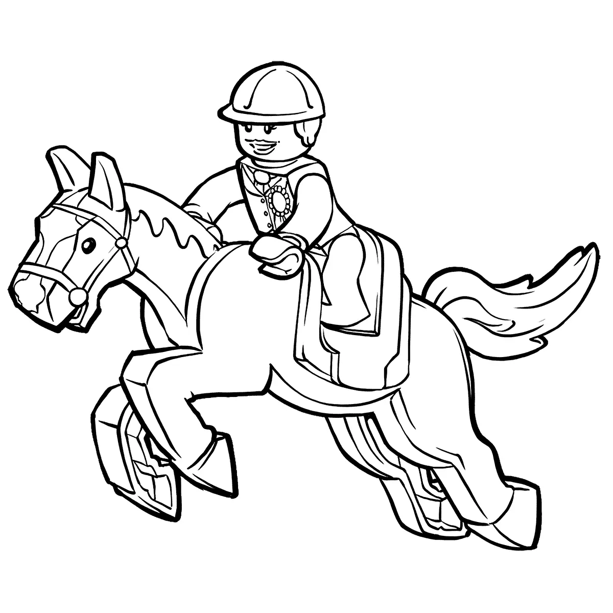 Lego Farm Coloring Pages 12