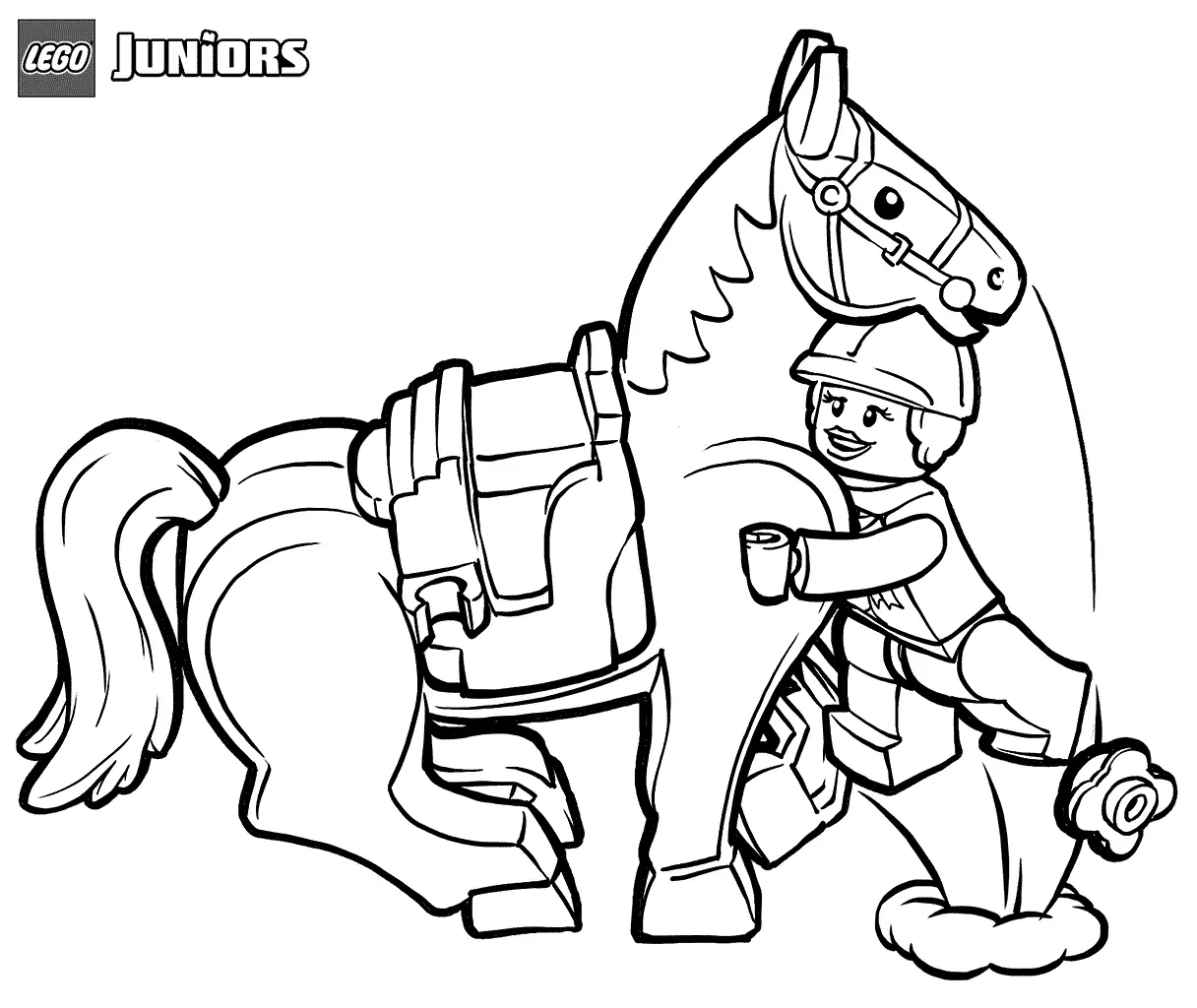 Lego Farm Coloring Pages 6