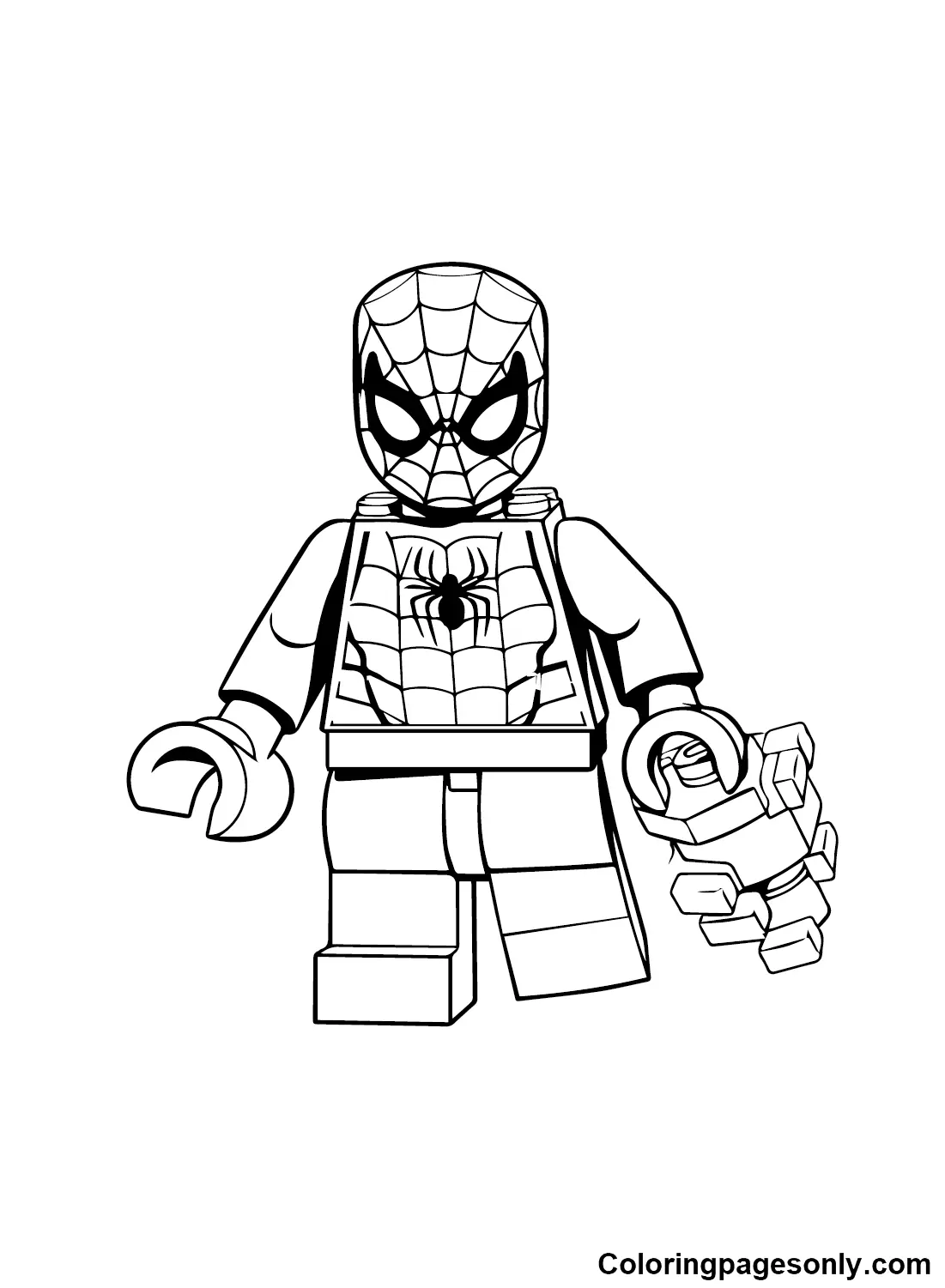 Lego Spiderman Coloring Pages 11