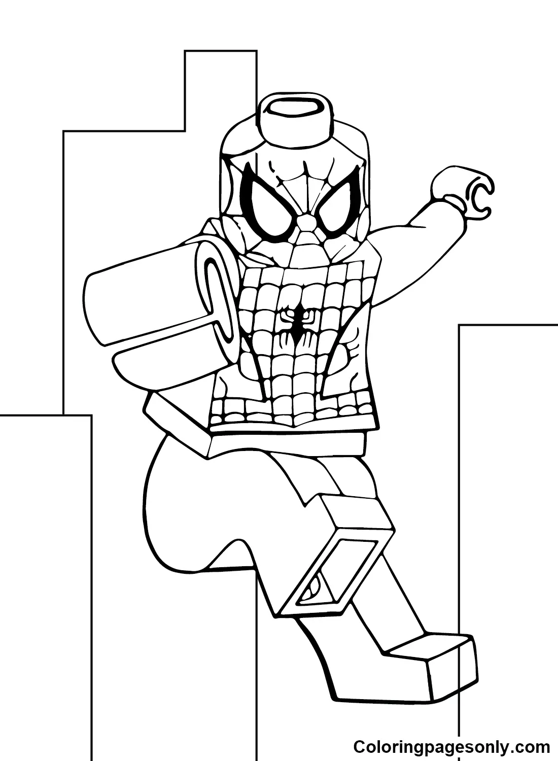 Lego Spiderman Coloring Pages 15