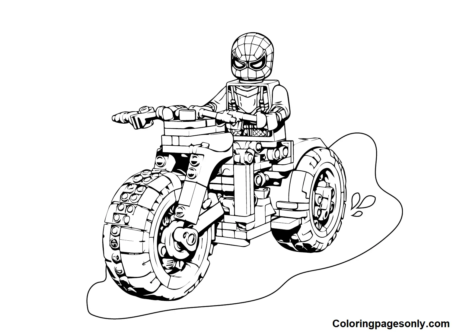 Lego Spiderman Coloring Pages 5