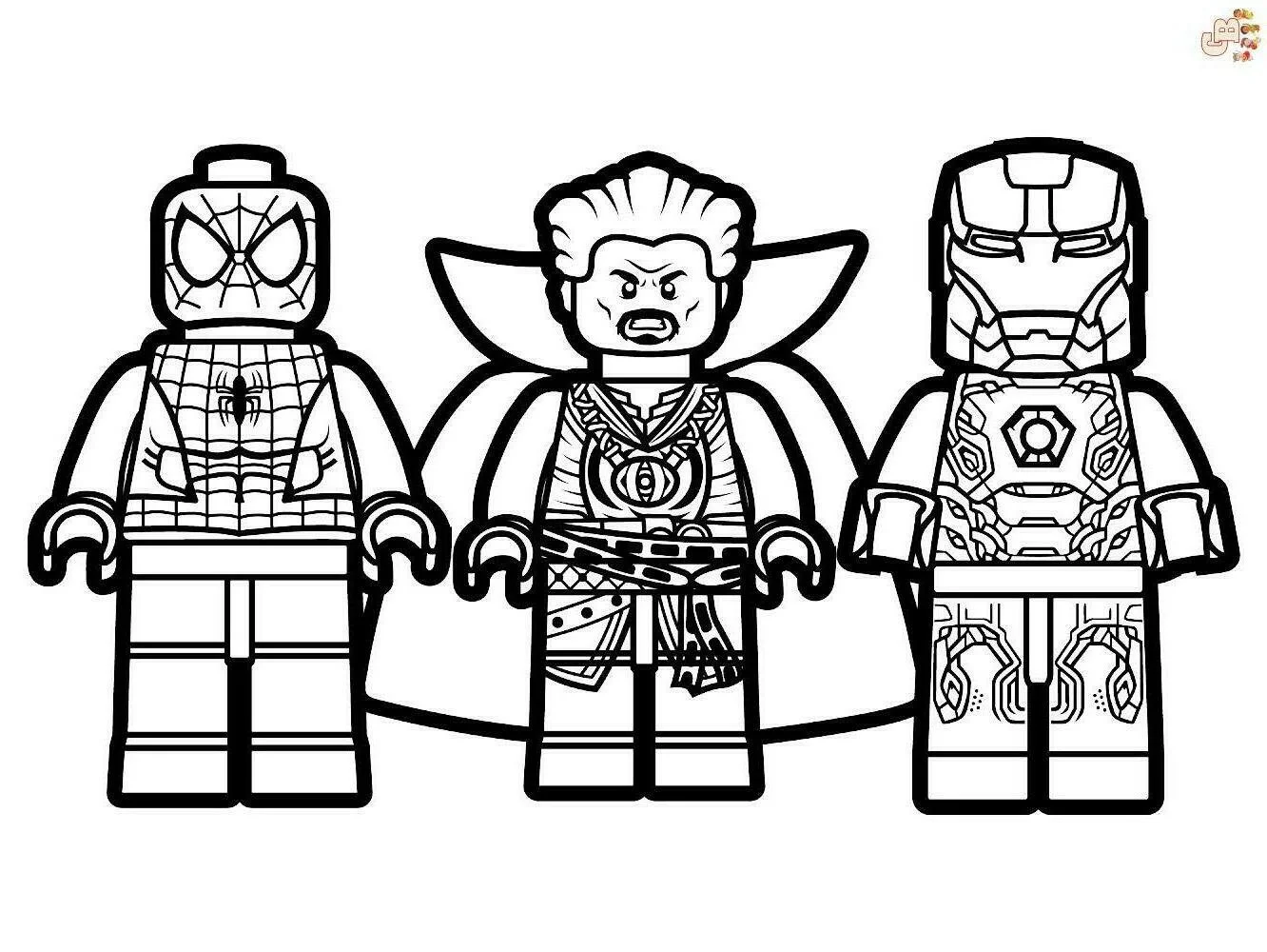 Lego Thor Coloring Pages