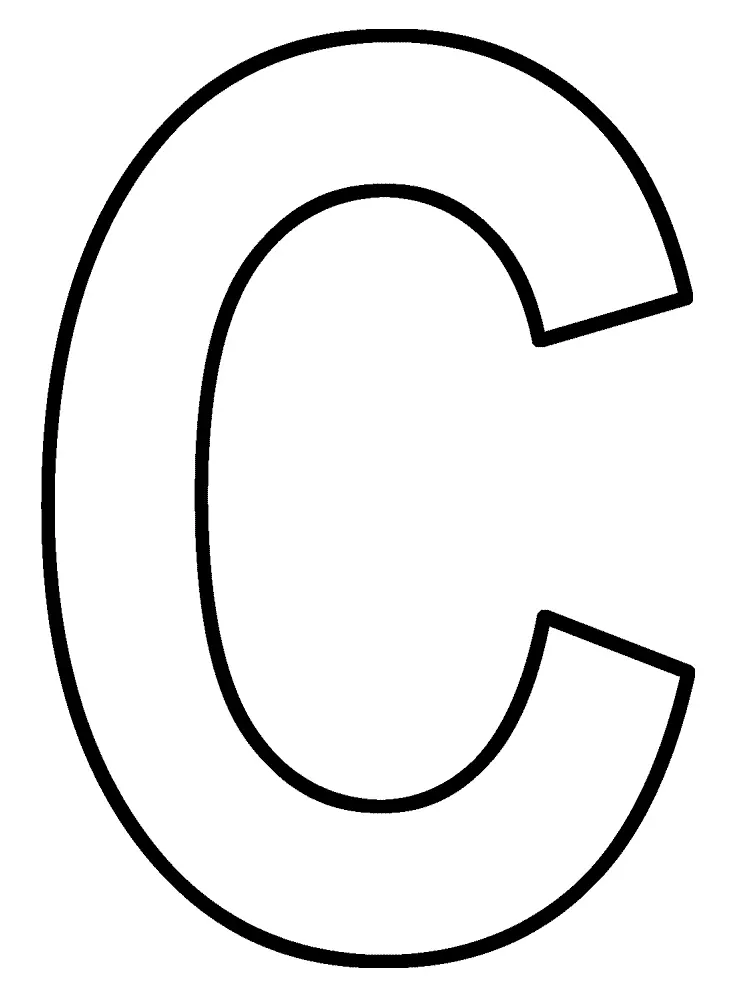 Letter C Coloring Pages