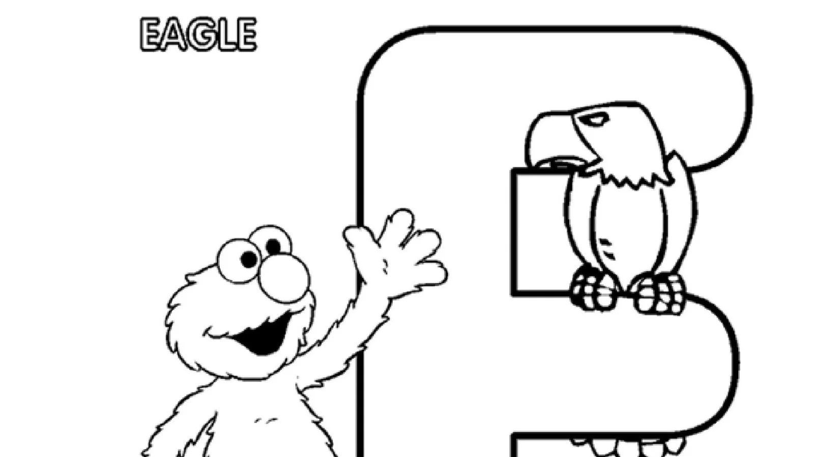 Letter E Coloring Pages 62