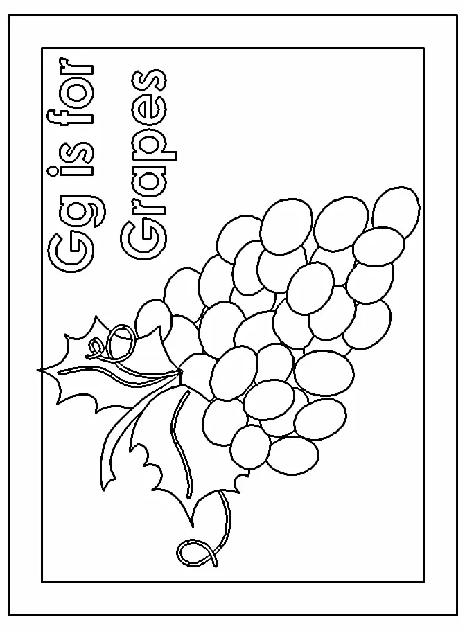 Letter G Coloring Pages 19