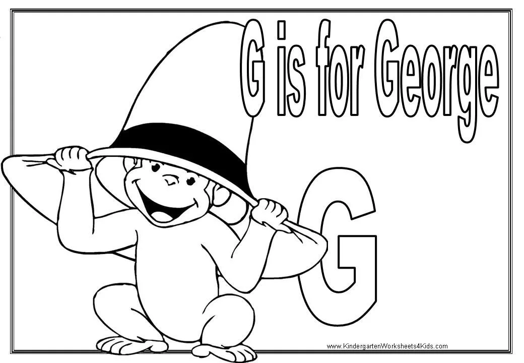 Letter G Coloring Pages 8