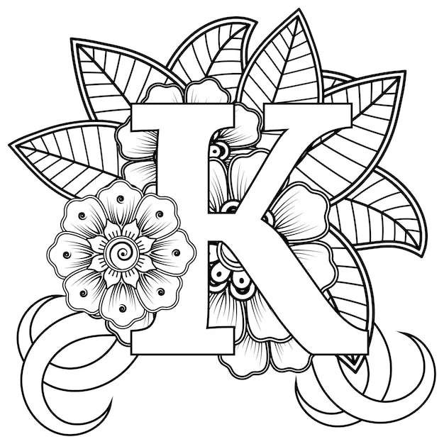 Buchstabe K Ausmalbilder 55