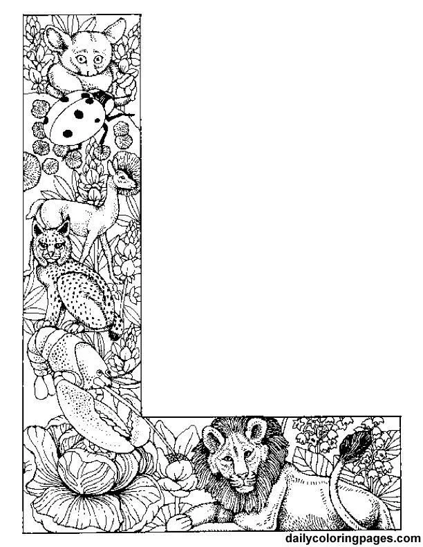 La Letra L Para Colorear 52