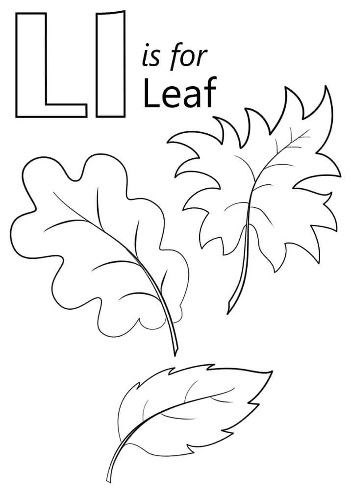 La Letra L Para Colorear 61