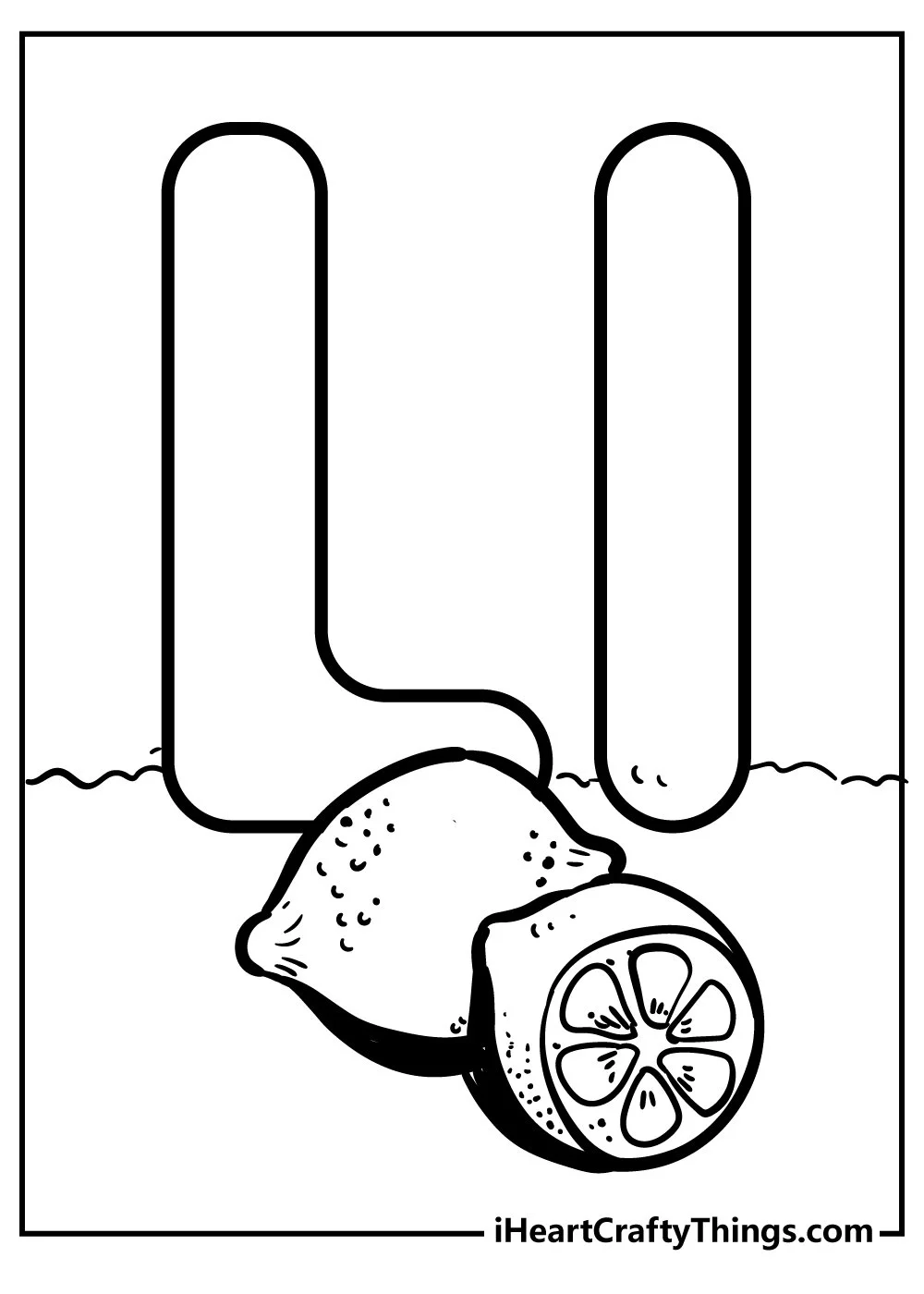 Desenhos de Letra L Para Colorir 63