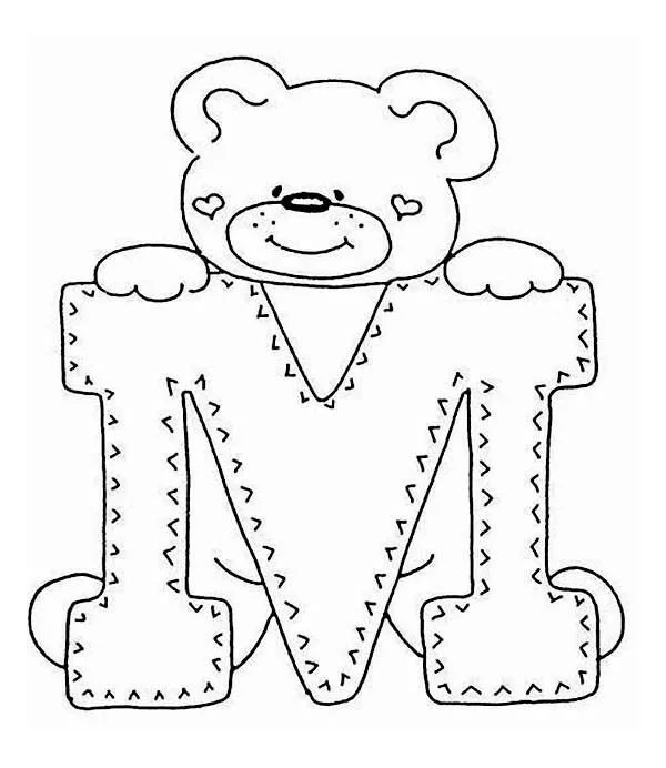 Letter M Coloring Pages 36