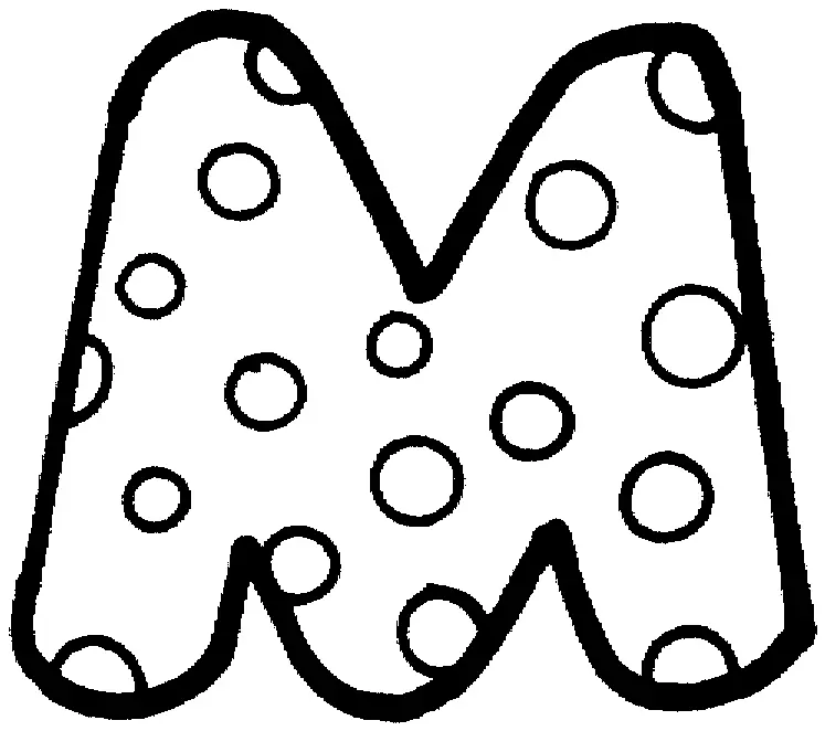 Letter M Coloring Pages 6