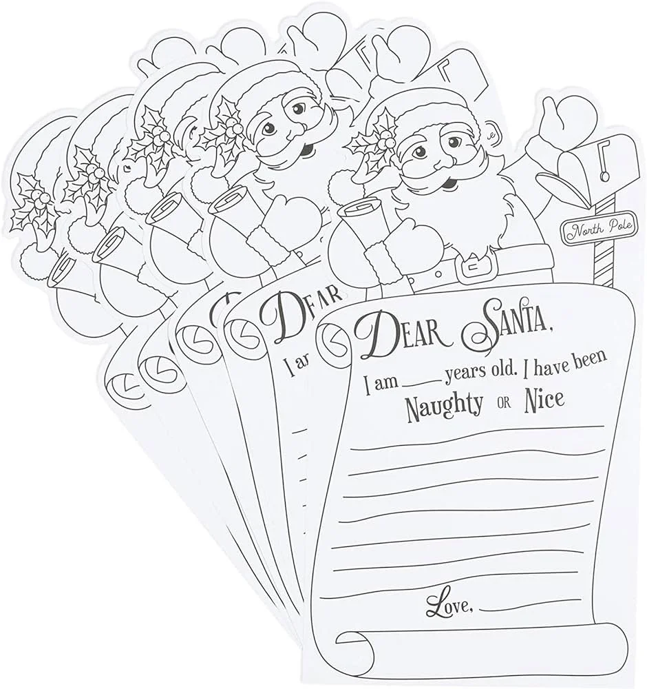 Letter To Santa Coloring Pages 26