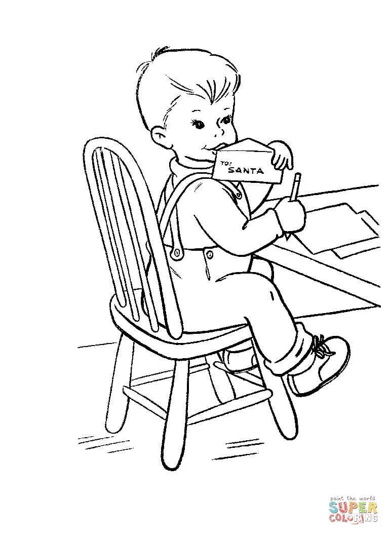 Letter To Santa Coloring Pages 28