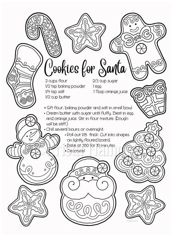 Letter To Santa Coloring Pages 5