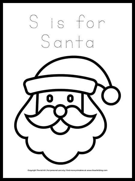 Letter To Santa Coloring Pages 6