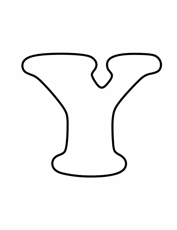 Letter Y Coloring Pages 15