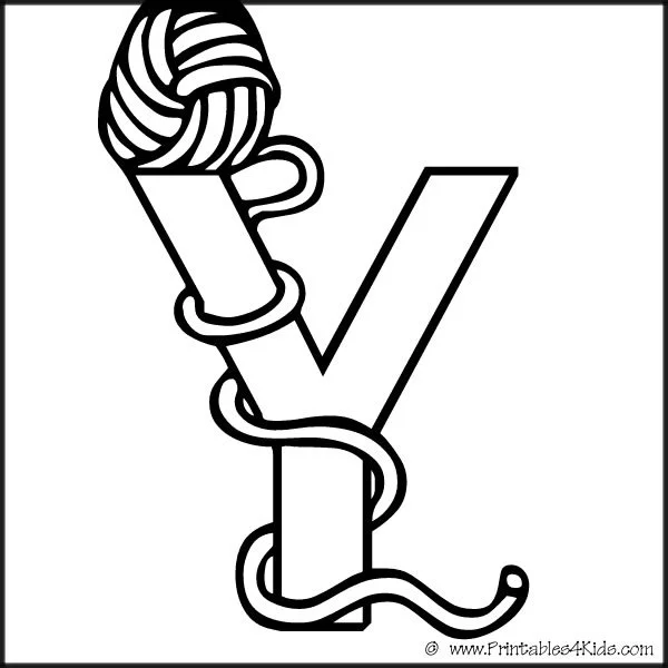 Letter Y Coloring Pages 39