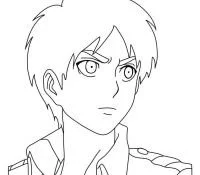 Levi Ackerman Coloring Pages 4