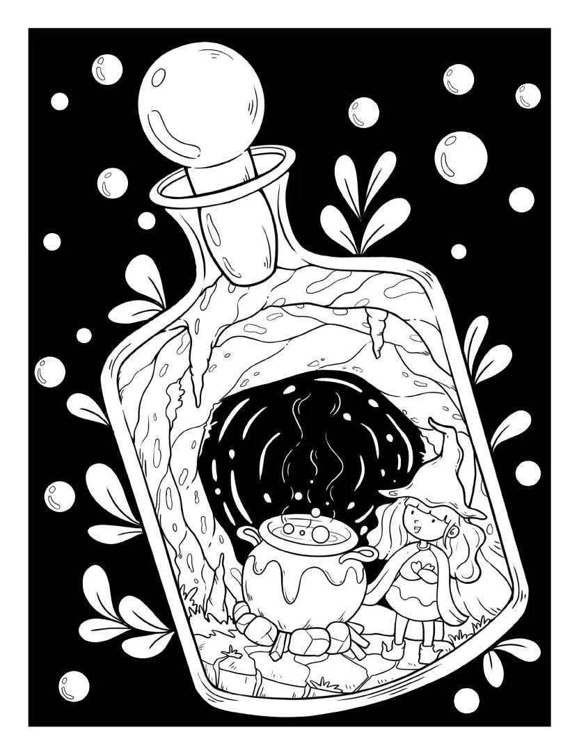 Life Inside Jar Coloring pages 13