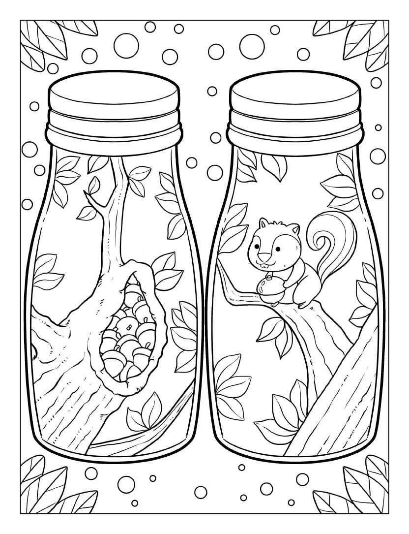 Life Inside Jar Coloring pages 28