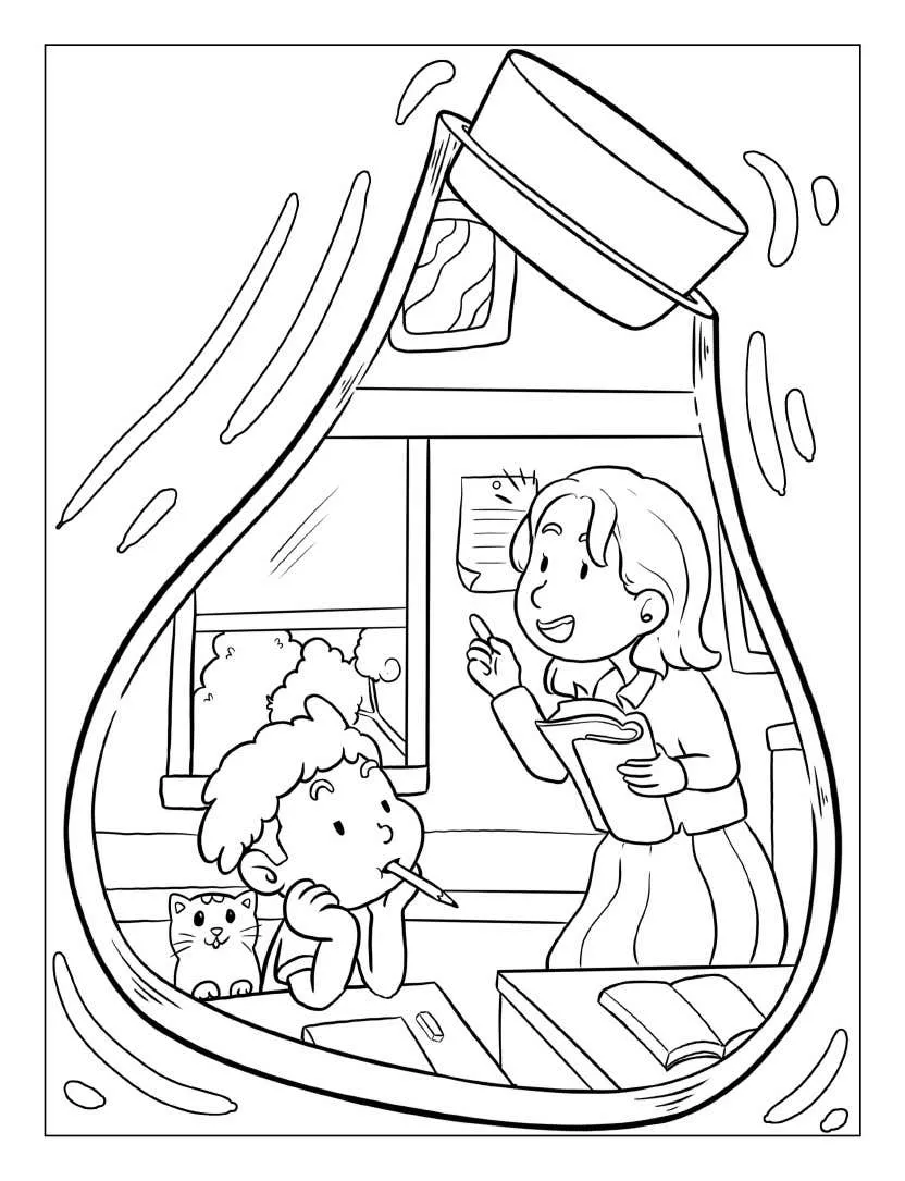 Life Inside Jar Coloring pages 36