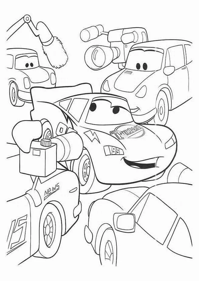 Desenhos de Relampago Mcqueen Para Colorir 27