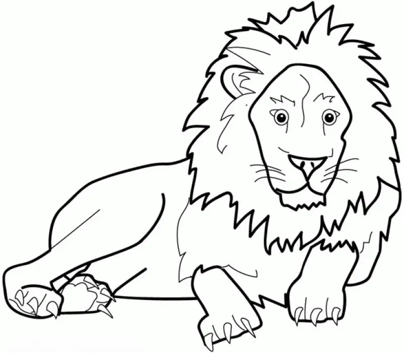 Lion Coloring Pages 104