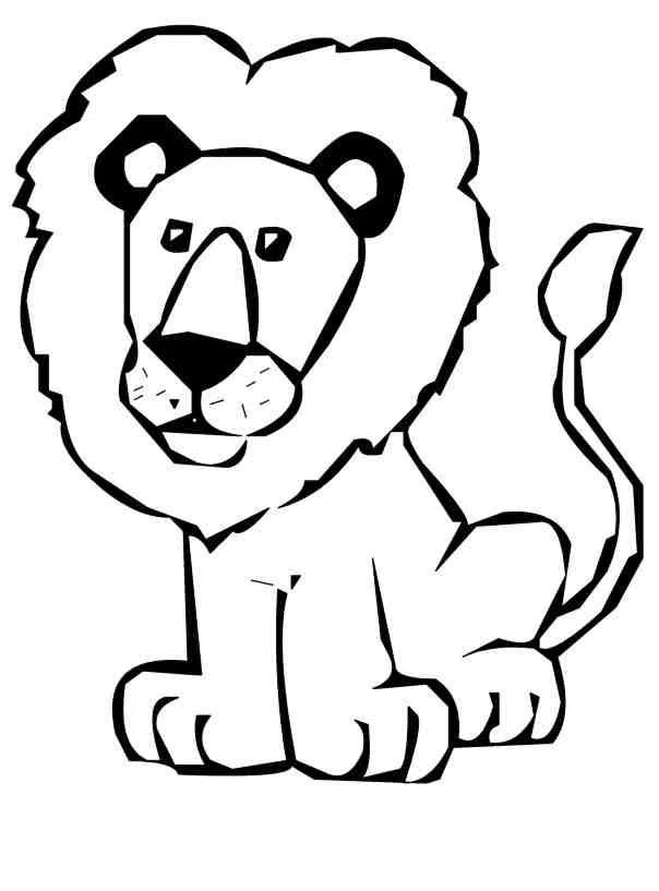 Leones Para Colorear 110