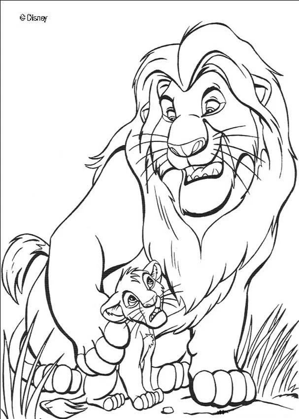 Lion Coloring Pages 114