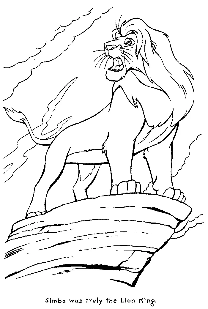 Lion Coloring Pages 136