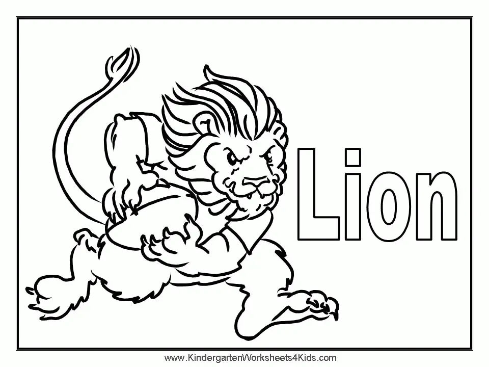 Leones Para Colorear 140