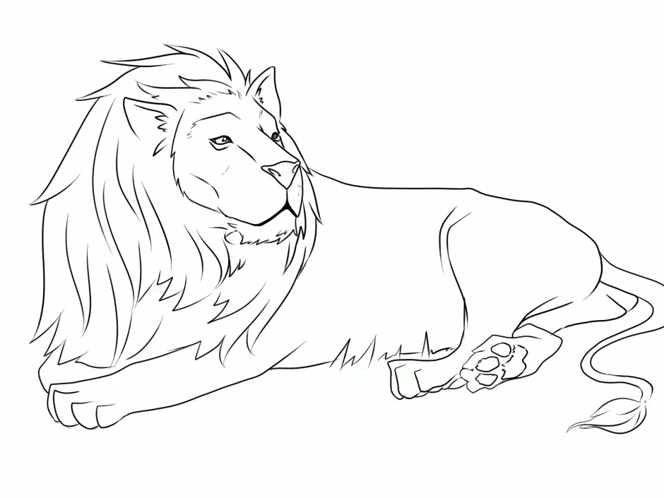 Desenhos de Lion Para Colorir 143