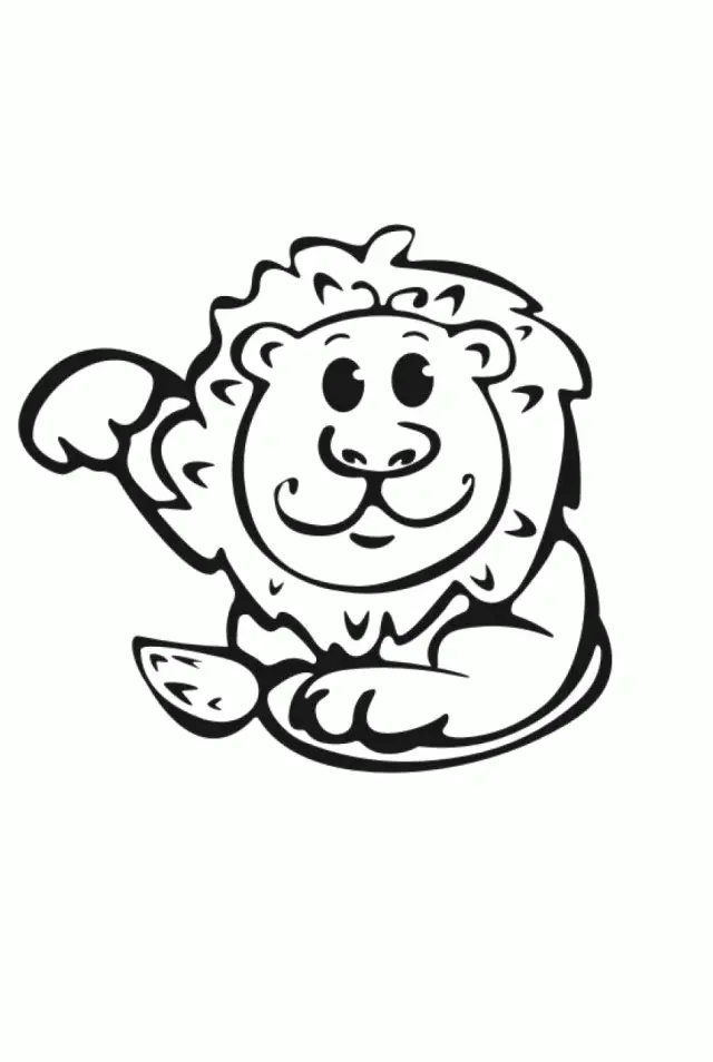 Desenhos de Lion Para Colorir