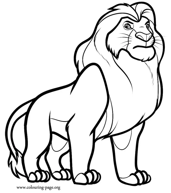 Lion Coloring Pages 59