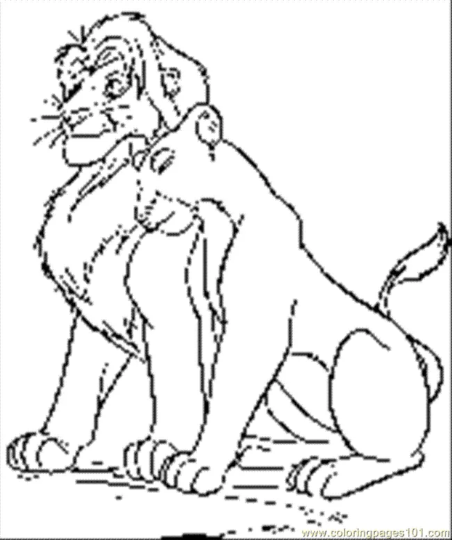 Lion Coloring Pages 75