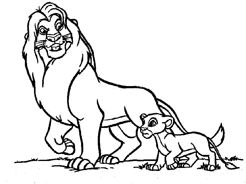 Desenhos de Lion Para Colorir 96